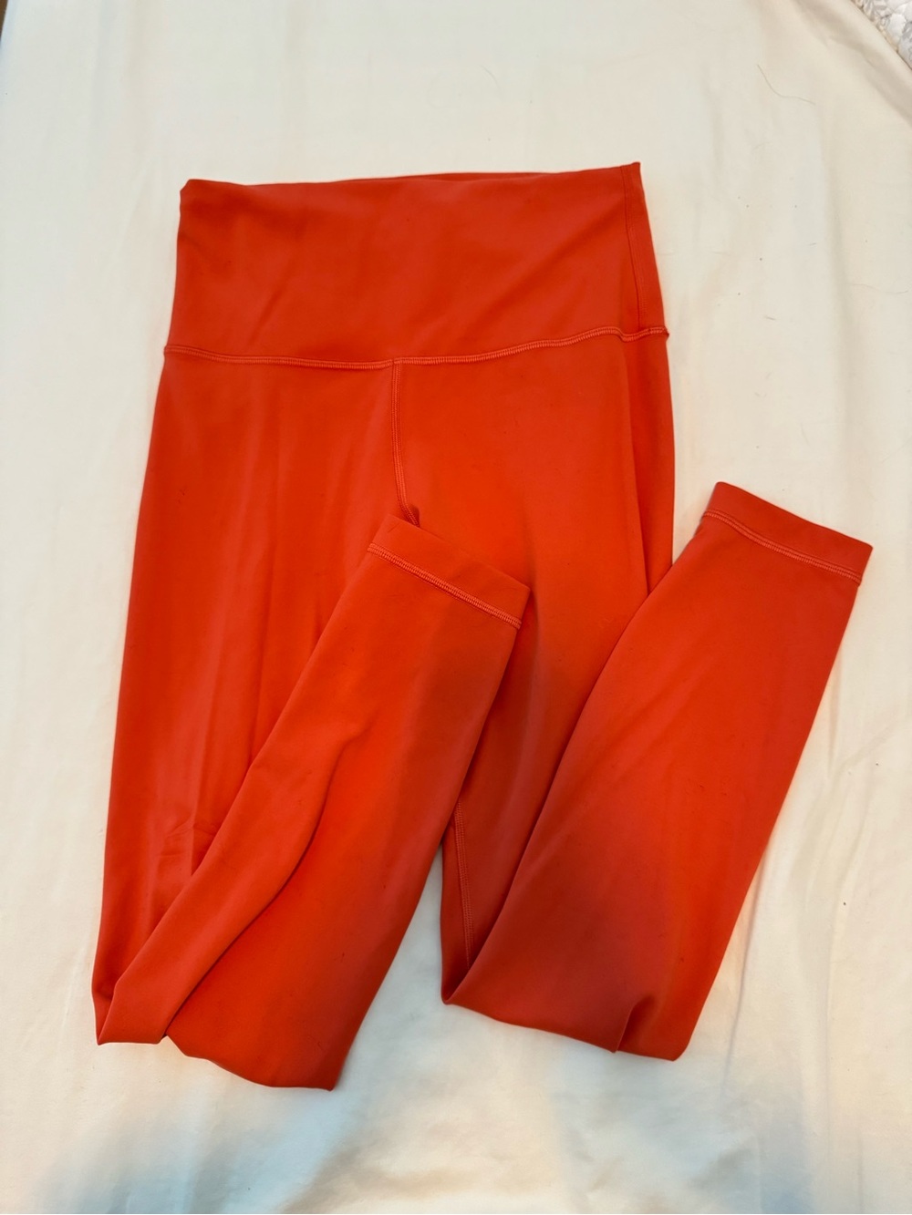lululemon athletica High-Rise Orange Leggings